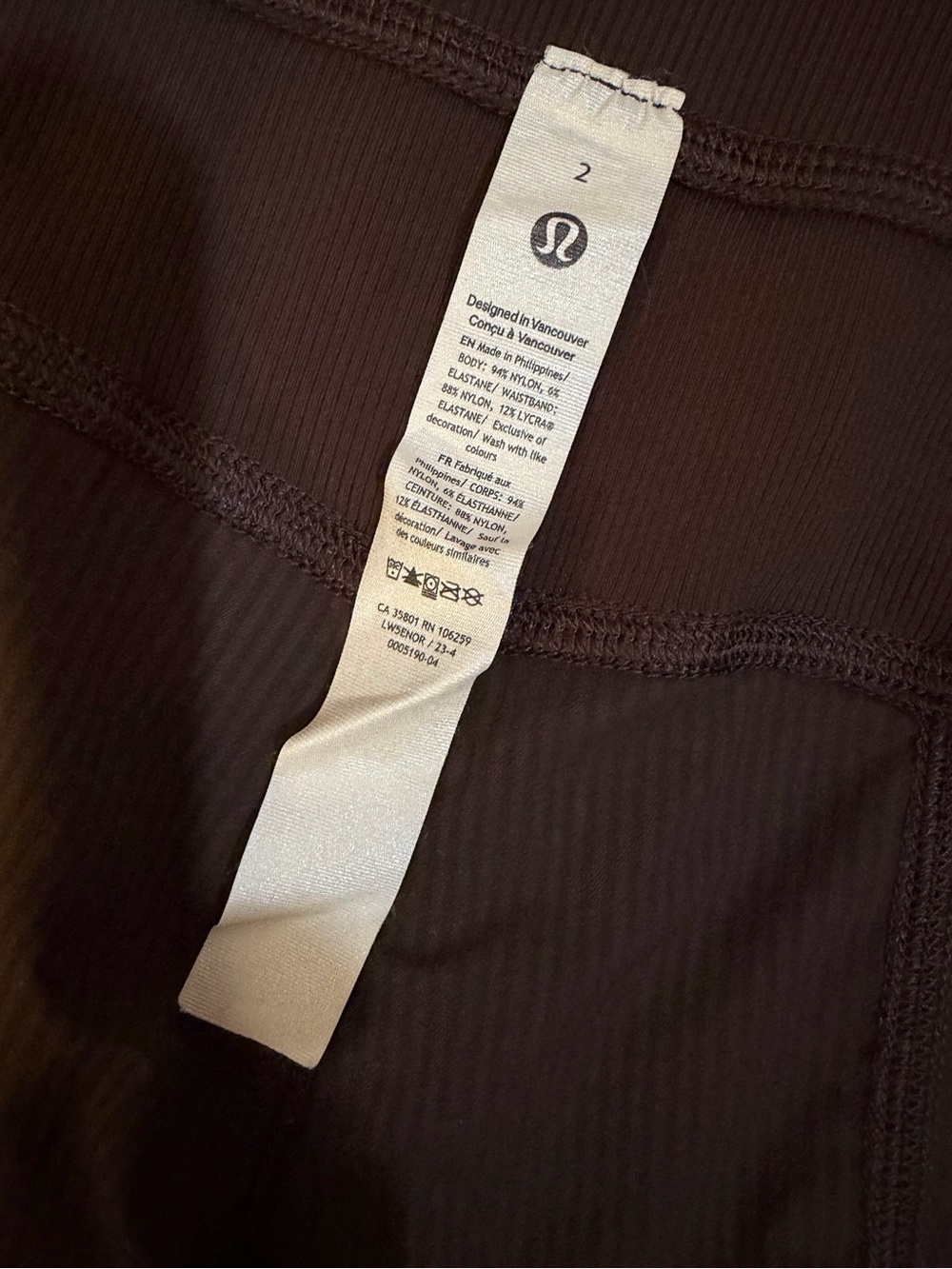 Lululemon Dance Studio Mid-Rise Pants Brown Size 2 - Picture 13 of 16